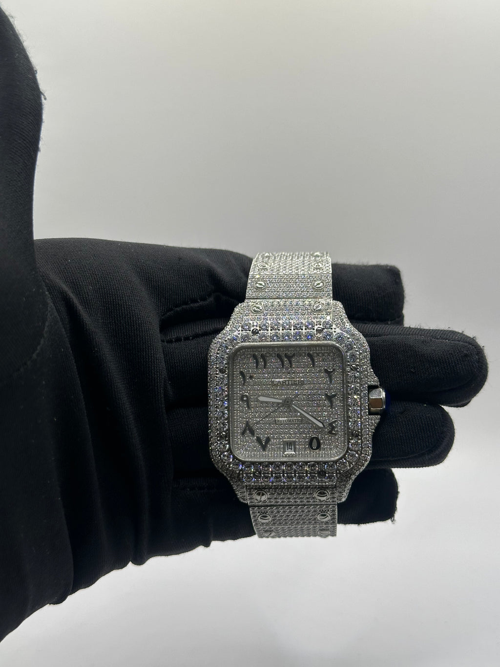 Cartier Santos Iced Out 41MM