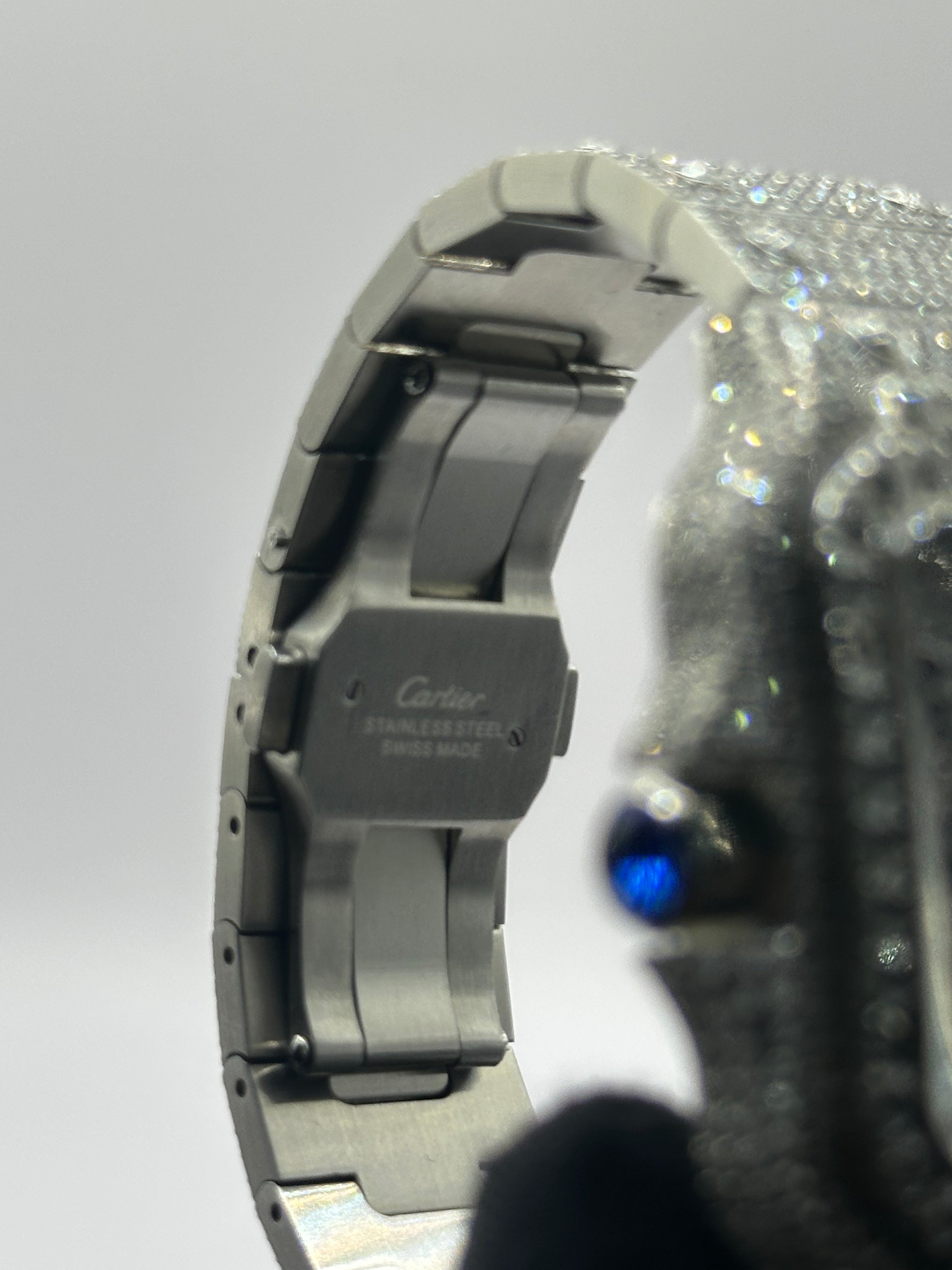 Cartier Santos Iced Out 41MM